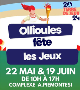 Ollioules fte les Jeux les 22 mai et 19 juin 2024