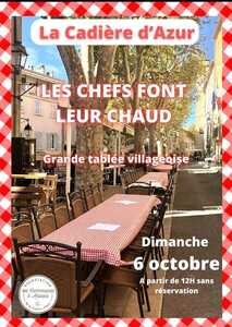Les chefs font leur chaud