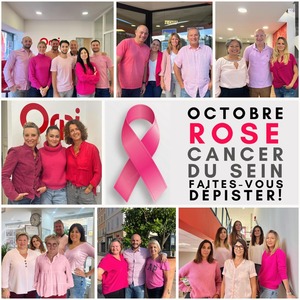 Agence Immobilire Cabanis La Cadire d'Azur / Octobre rose