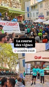 Agence Immobiliere Cabanis La Cadire d'Azur / La course des vignes 
