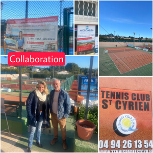 Agence Immobilire Cabanis La Cadire d'Azur / Sponsoring club de Tennis 