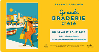 L'agence Cabanis vous invite  la grande braderie d't de SANARY