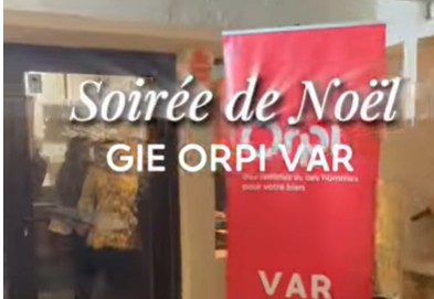 Sous le signe de la convivialit� � la Soir�e de No�l du GIE ORPI 